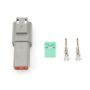 QUICKCAR RACING PRODUCTS QRP71-321 Plug Deutsch 2 Pin Receptacle
