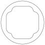 Cometic Gasket C15132 Cometic Ford 8BA/8CM Flathead V8 .060in Fiber Oil Pump Relief Nut Gasket - 1948-1953
