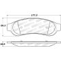 Stoptech 305.10670 Street Select Brake Pads