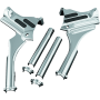 Kuryakyn 7866 Deluxe Neck Covers 95-07 Touring Models Chrome