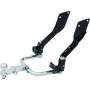 Kuryakyn 7657 Receiver Hitch  14-up Touring Models Black & Chrome