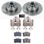 PowerStop KCOE513 OE Stock Replacement Low-Dust Ceramic Brake Pad, Rotor and Caliper Kit