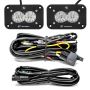 Baja Designs 547807 S2 Sport Black Flush Mount LED Light Pod Reverse Kit