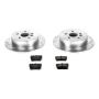 PowerStop K3028 Z23 Daily Driver Carbon-Fiber Ceramic Brake Pad and Drilled & Slotted Rotor Kit