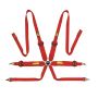 OMP RACING, INC. OMPDA0-0203-A02-061 Safety Harness Tecnica Red FIA 8853-2016