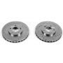 PowerStop JBR582XPR PowerStop Evolution Performance Drilled, Slotted & Plated Brake Rotor Pair