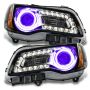 Oracle Lighting 7729-007 SMD Pre-Assembled Headlights, Non-HID, Black, UV/Purple