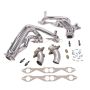 BBK Performance Parts 15950 1993-1996 CHEVY IMPALA SS 1-5/8 SHORTY HEADERS (POLISHED SILVER CERAMIC)