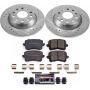 PowerStop K7324 Z23 Daily Driver Carbon-Fiber Ceramic Brake Pad and Drilled & Slotted Rotor Kit