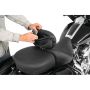 Mustang Motorcycle 77621 Mustang Harley Standard Touring Driver Backrest Pouch Cover - Black
