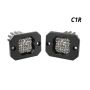 Diode Dynamics DD7427P Stage Series C1R - White Flood Flush Mount LED Pod (Pair)