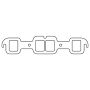 Cometic Gasket C15330HTG Cometic Oldsmobile 400/425/455 .094in HTG Exhaust Gasket Set - 1.920in x 1.550in Rectangular Ports