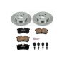 PowerStop KOE1376 OE Stock Replacement Low-Dust Ceramic Brake Pad and Rotor Kit