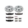PowerStop KOE5067 OE Stock Replacement Low-Dust Ceramic Brake Pad and Rotor Kit