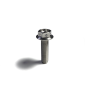 Ticon 126-00312-0520 Industries Titanium Bolt Flanged M5x20x.8TP 8mm 6pt Head Drilled