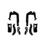 Skyjacker JL36FLSB 3.5-6 Inch Front Coilover Shock Component Box