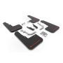 Rally Armor MF65-UR-BLK/RD Black Mud Flap/Red Logo