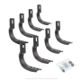 Go Rhino 6845165 20-20 Jeep Gladiator Brackets for OE Xtreme Cab Length SideSteps