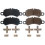 PowerStop 17-1905 PowerStop - Z17 Low-Dust Ceramic Brake Pads with Hardware
