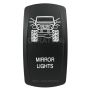 SPOD 860485 Rocker JK Mirror Lights Switch
