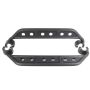Fishbone Offroad FB23071 07-18 Jeep Wrangler JK 2 Door Steel Side Steps - Black Textured Powdercoat