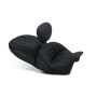 Mustang Motorcycle 79593 Mustang 15-21 Harley Freewheeler Touring Forward Deluxe 1PC Seat w/Driver Backrest - Black