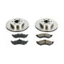 PowerStop KOE2139 OE Stock Replacement Low-Dust Ceramic Brake Pad and Rotor Kit