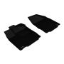3D MAXpider 2013-2020 Nissan/Infiniti Pathfinder/QX60/JX Kagu 1st Row Floormat - Black