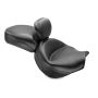 Mustang Motorcycle 79371 Mustang 04-10 Kawasaki Vulcan 2000 Classic,LT Standard Touring 2PC Seat w/Driver Backrest - Black