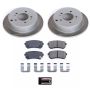 PowerStop SC5394 Semi-Coated Rotor and Low-Dust Ceramic Brake Pad Kit
