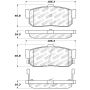 StopTech Performance 91-11/00 Infiniti G20/95-10/00 I30/I35 / 9/90-10/00 Maxima Rear Brake Pads