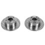 PowerStop EBR669XPR PowerStop Evolution Performance Drilled, Slotted & Plated Brake Rotor Pair