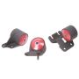 Innovative 90-93 Integra B-Series Black Steel Mounts 85A Bushings (Auto Trans)