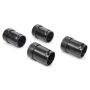 ALLSTAR PERFORMANCE ALL72320-4 Aluminum Bearing Spacer for Wide 5 Hub 4pk