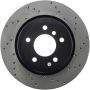 Stoptech 128.34057L 01-06 BMW 330 Drilled Left Rear Rotor