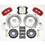 Wilwood 140-12929-R AERO6 Front Hat Kit 14.25 Red 2008-2009 Pontaic G8 w/Lines