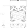 Stoptech 308.12830 Street Brake Pads