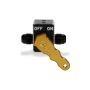 DIVERSIFIED MACHINE DMIFRC-1000 Aluminum Fuel Shut-Off Valve - Gold Handle
