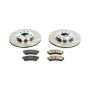 PowerStop KOE199 OE Stock Replacement Low-Dust Ceramic Brake Pad and Rotor Kit