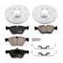 PowerStop K1349 Z23 Daily Driver Carbon-Fiber Ceramic Brake Pad and Drilled & Slotted Rotor Kit