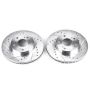 PowerStop JBR505XPR PowerStop Evolution Performance Drilled, Slotted & Plated Brake Rotor Pair