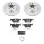 PowerStop ESK6656 Genuine Geomet Coated Rotors, ECE-R90 Brake Pads + Hardware Kit