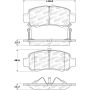 Stoptech 308.08320 Street Brake Pads