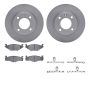 Dynamic Friction 6512-74083 Rotor Kit