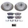 PowerStop SC5213 Semi-Coated Rotor and Low-Dust Ceramic Brake Pad Kit
