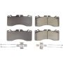 PowerStop 17-1440 PowerStop - Z17 Low-Dust Ceramic Brake Pads with Hardware