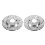 PowerStop JBR1591XPR PowerStop Evolution Performance Drilled, Slotted & Plated Brake Rotor Pair