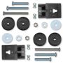 Rock Krawler RK06726 2018+ Jeep Wrangler JL 2DR / JLU 4DR 2-4in Adj. Rear Bump Stop Kit