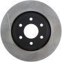 Stoptech 126.42085SR Power Slot 05-09 Nissan Frontier 2WD / 02-05 Frontier 4WD Slotted Front Right Rotor