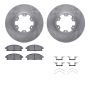 Dynamic Friction 6512-67444 Rotor Kit